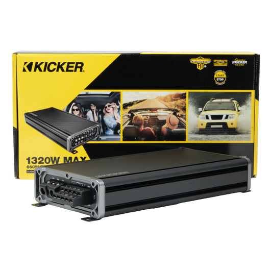 Kicker 5 Channel Amplifier & Downfire Subwoofer Bundle Installation Guide | 2007-2018 JK