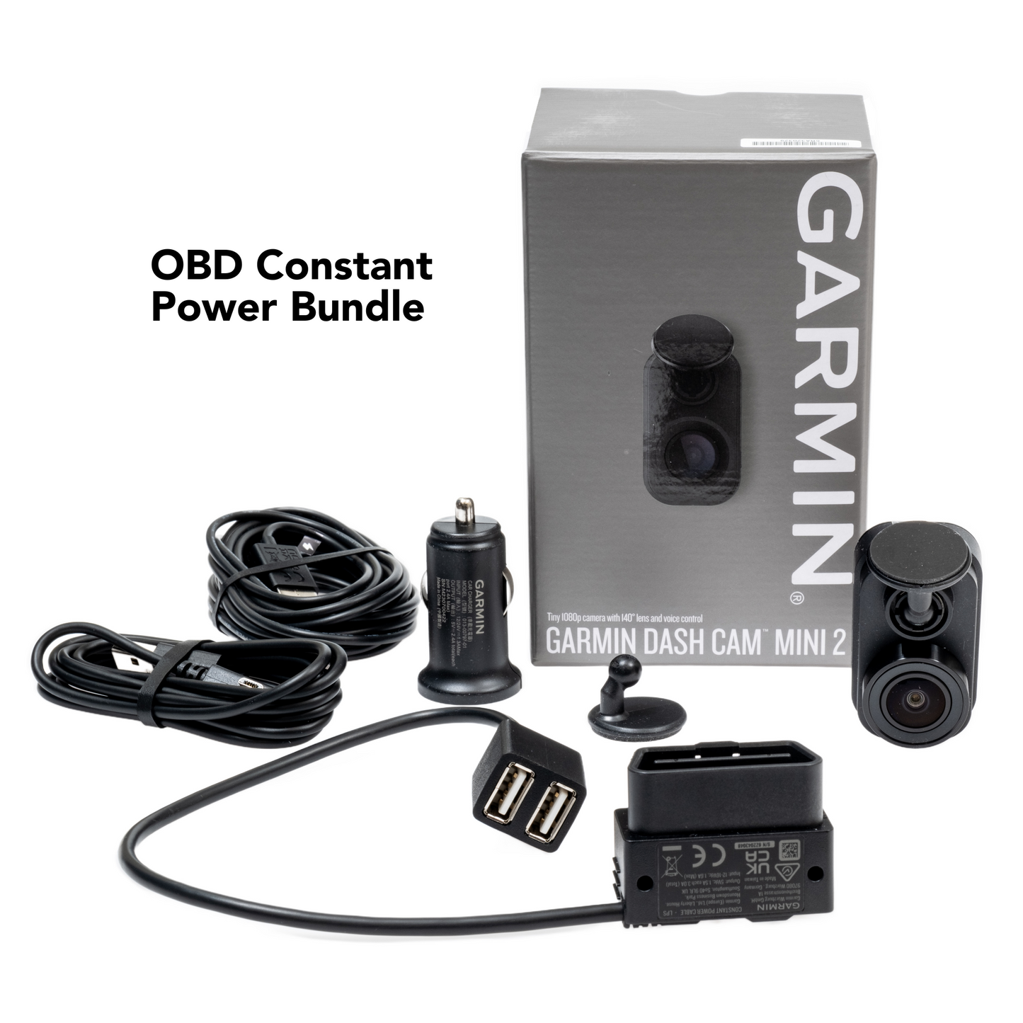 Garmin Dash Cam Mini 2 Plug & Play Kit | '07 - '24 JK/JL/JT