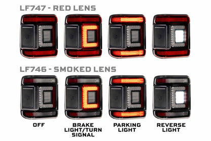 Morimoto XB LED Low Profile Tail Light | '18 - '23 JL Wrangler