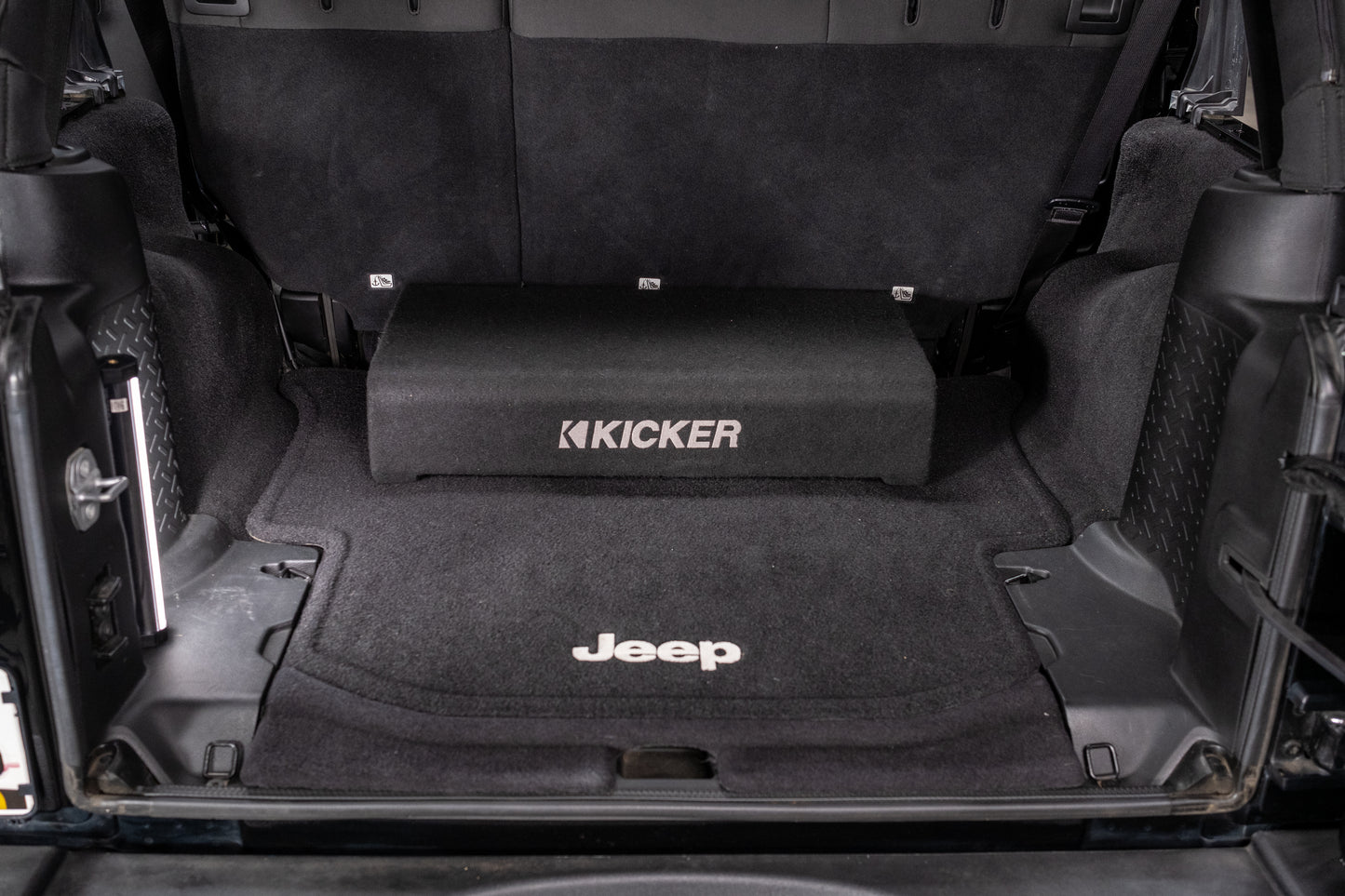 Kicker Plug & Play 5-Channel Amplifier & Down-firing Sub Bundle | '07 - '18 JK Wrangler