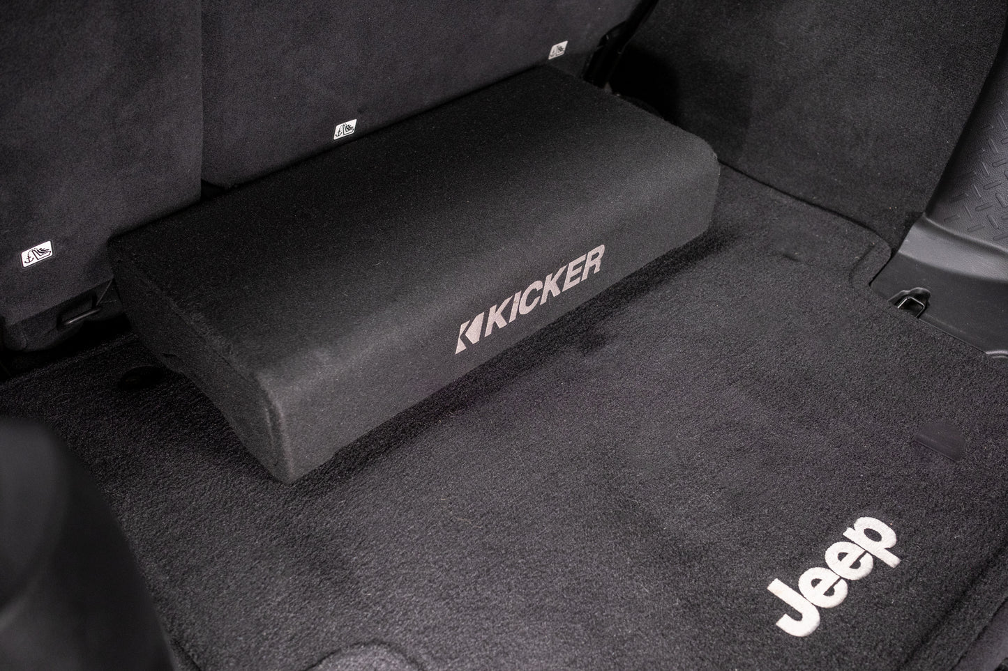 Kicker Plug & Play 5-Channel Amplifier & Down-firing Sub Bundle | '07 - '18 JK Wrangler