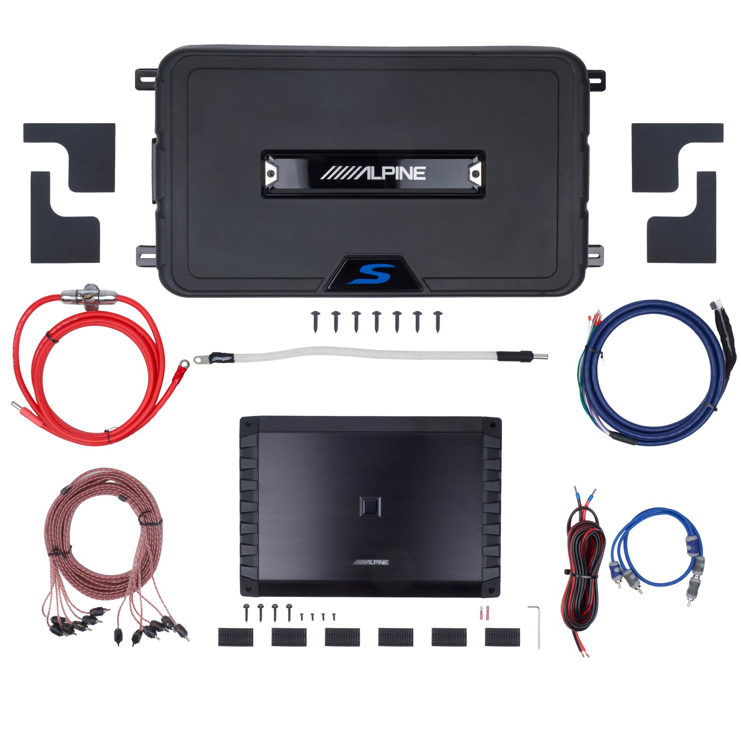 Alpine Plug & Play 5-Channel Amplifier & Down-Firing Sub Bundle | '07 - '18 JK Wrangler