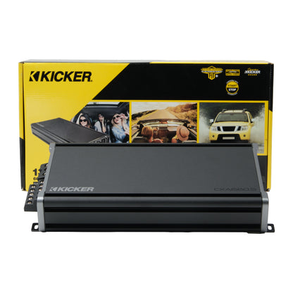 Kicker Plug & Play 5-Channel Amplifier & Down-firing Sub Bundle | '07 - '18 JK Wrangler