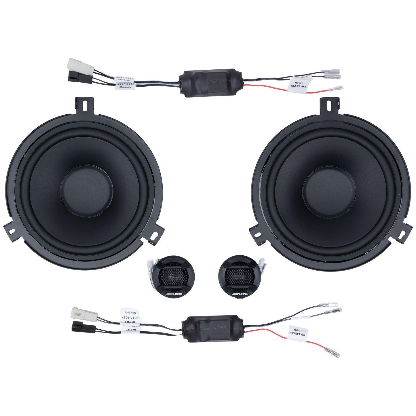 Alpine Plug & Play 8 Speaker Bundle | '07 - '18 JK Wrangler