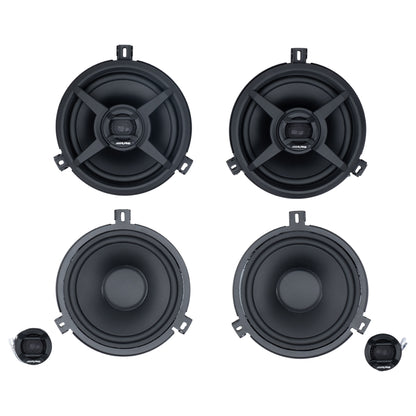 Alpine Plug & Play 8 Speaker Bundle | '07 - '18 JK Wrangler