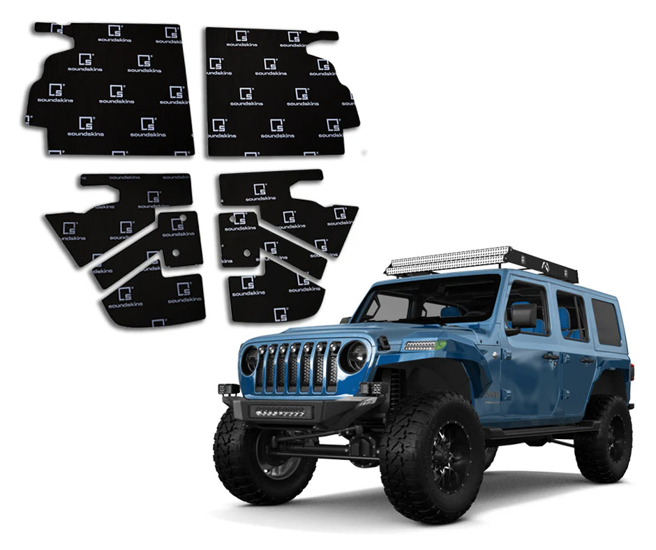 SoundSkins Wrangler JL 4 Door Sound Deadening Kit | '18 - '23 Wrangler JL