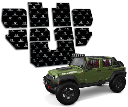 SoundSkins Wrangler JK 4 Door, Cabin Floor & Trunk Floor Sound Deadening Kit | '07 - '18 Wrangler JK