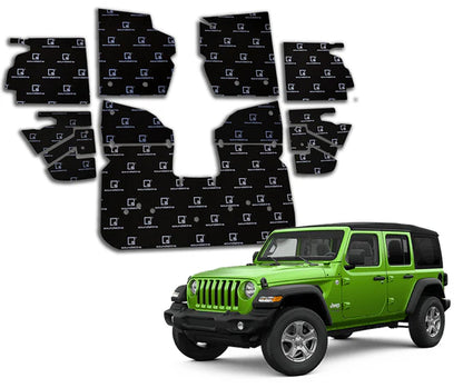 SoundSkins Wrangler JL 4 Door, Cabin Floor Sound Deadening Kit | '18 - '23 Wrangler JL