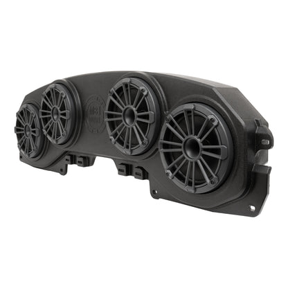 MB Quart Tuned Rear Soundbar with 8 Inch Compression Horn Speakers, Enclosure, and RGB LED Lighting | Jeep® Wrangler (JL) / Gladiator (JT)